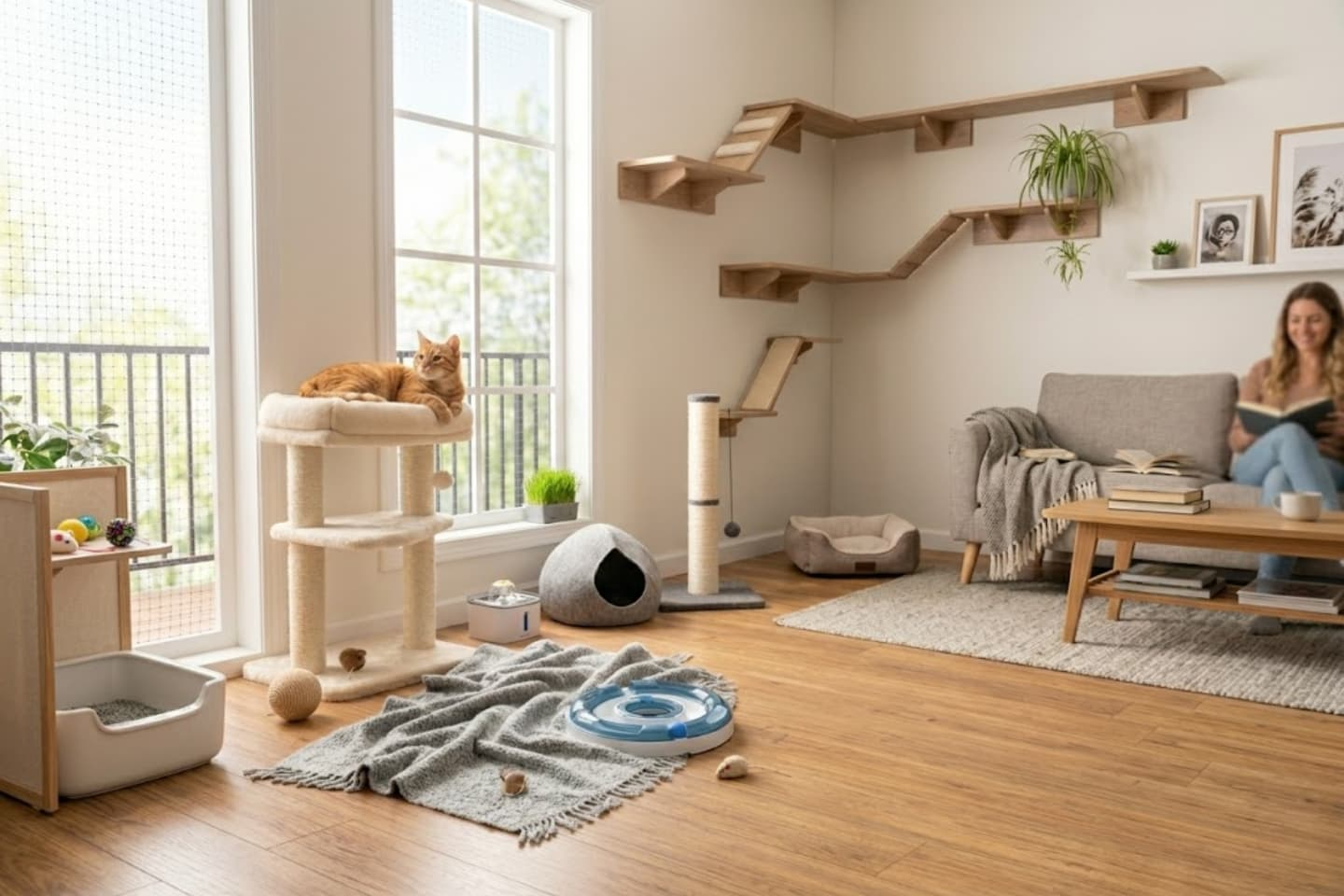 Espaço seguro para seu gato
