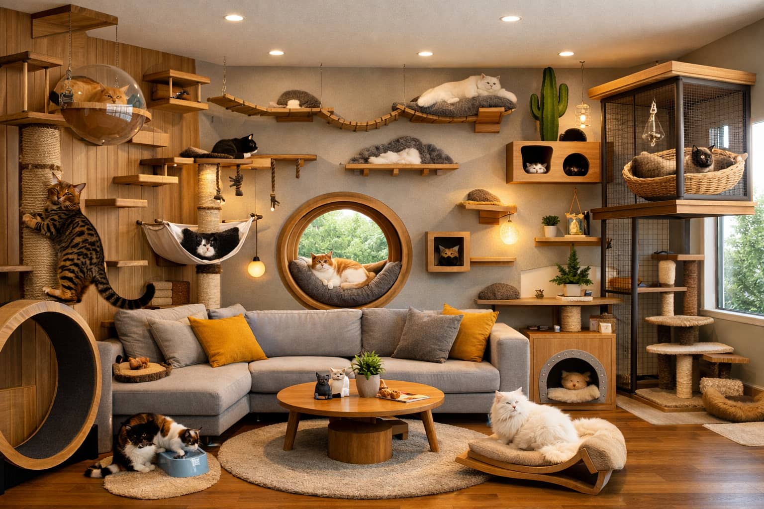 Gatificção - O Paraíso felino na sala de estar